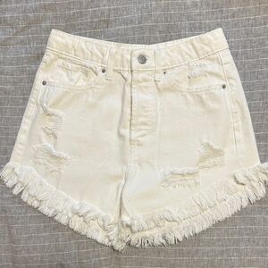 High Waisted Denim Shorts